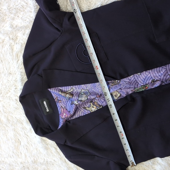 Blackmilk Pokemon Ghost Type Lined Dark Purple Blazer AUS 16 - Picture 13 of 14